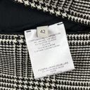 Stella McCartney  Houndstooth Plaid Boat Neck Wool Blend Dress Gray 42 US 6/8 Photo 5