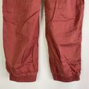 A New Day Drawstring Waist High Rise Ankle Jogger Pants Faded Red Size Large Photo 8