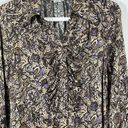 Zadig & Voltaire  Tuska Satin Thorn Button Down Print Shirt Size Small Photo 2