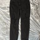 Torrid distressed sky high black skinny jeans Sz 16R Photo 0