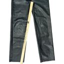 Wilfred  Aritzia Melina Black High Rise Straight Leg Vegan Leather Pants size 12 Photo 8