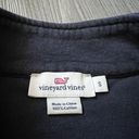 Vineyard Vines  Shirt Womens Small Shep Sweatshirt Partial Zip Pullover Blue Photo 1