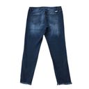 KanCan USA 🔃KanCan Blue Mid Rise Skinny Leg Frayed Edge Ankle Jeans Photo 1