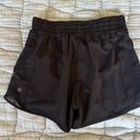 Lululemon - Hotty Hot High-Rise Lined Short 4" size 6.   Black. Photo 5