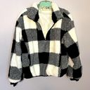 Abound  Buffalo Plaid Quarter Zip Fleece Lined w/pockets NWT Size S Photo 0