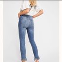 Free People  Great Heights Medium Wash Fray Distressed Skinny Jeans Size 24 Photo 1