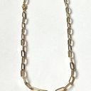 Tehrani Jewelry 14k real gold paperclip necklace | 16” | paperclip 4.5 mm chain necklace | Photo 7