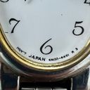 Seiko  Vintage Ladies Watch Oval White Dial Stainless Basket-Weave Bracelet Photo 7