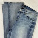 White House | Black Market  Noir Distressed Wash Denim Boot Cut Jeans Size 6 Photo 9