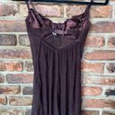 Victoria's Secret  Brown Sheer Mesh Lace Vintage Y2K Lingerie Slip Women's 36B Photo 5