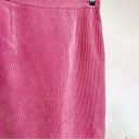 Bubblegum 90s  Pink Barbiecore Corduroy Pencil Skirt Photo 2