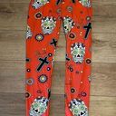 Butter Soft Sugar skull cross leggings one size  stretch western, goth Halloween Photo 0