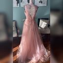 Blush Prom Dress Ball Gown A Photo 2