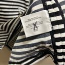 Coolibar UPF 50+ Lawai Ruche Swim Quarter Zip Black Striped Shirt Plus Size 2X Photo 4