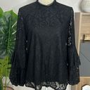 Laundry by Shelli Segal  • lace balloon ruffle sleeve blouse Photo 0