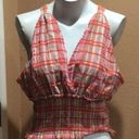 Pilcro  plaid sleeveless blouse nwt Photo 0