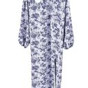 Hill House  The Simone Dress Lilac Tonal Floral Purple Size M NWT Photo 2