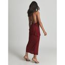 Reiss  Xena Cocktail Dress Dark Red Womens 10 Photo 4