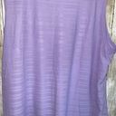 Zyia Active Lavender Performance Perforated Workout Tank Photo 3