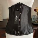 Alivila.Y Fashion Sexy Satin Vintage Underbust Waist Training Corset Black 3XL. Size undefined Photo 0