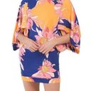 Trina Turk  Blue Floral Breeze Swim Tunic Women's Bathing Suit Coverup Size Large Photo 0