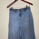 BCBGMAXAZRIA  high rise Wide leg light blue jeans sz 26 Photo 4