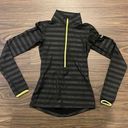 Nike  Black with yellow outlining XS quarter Zip Dry Fit Pullover! Photo 0