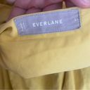 Everlane  yellow twist back cut out sheath knee length dress Photo 3