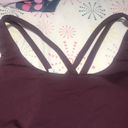 Lululemon Dark Purple Sports Bra Size 10 Photo 2