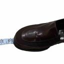 Via Spiga  Loafers Brown Leather Wedge Slip On Shoes Size 7M Photo 7