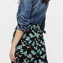 J.Crew  Pleated Midi Skirt in Botanical Bees Print Photo 1