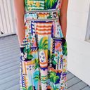 Tropical Maxi Dress Multiple Size L Photo 0