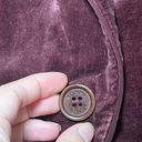 Tommy Hilfiger Vintage  Velvet Blazer Suit Jacket Size Medium I Burgundy I Photo 3