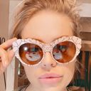 Dolce & Gabbana  Pink/Brown Gradient DG4267 Brocade Cat Eye Sunglasses Photo 7