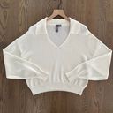 Sweaty Betty Coastal Relaxed Cotton Silk Knit Sweater in Lilywhite White Medium Photo 2