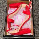 Heels Red Size 7.5 Photo 0