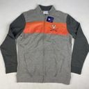 Champion NEW Virginia Cavaliers  Gray Pockets Full Zip Jacket Men's‎ Large NWT Photo 0