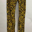 Krass&co Fashion Brand  Jumpsuit Wordy Velvet‎ Black Yellow Sheer Halter Medium Photo 6