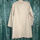 Gallery LIGHT PINK FULLY LINED TRENCH STYLE RAIN COAT JACKET SIZE L. Photo 5