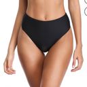 Relleciga Women's Black High Cut High Waisted Bikini Bottom Photo 3