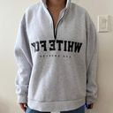 White Fox Boutique White Fox High Standard Zip Front Sweater Grey Marle Size M / L Photo 11