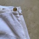 Vince  Linen Blend White High Waisted Shorts Size 4 Photo 4