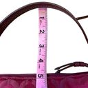 Coach  Plum Cherry Brooke Op Art Crossbody Mini Hand Bag Photo 11