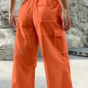 SheIn Orange Cargo Pants Photo 2