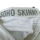 DKNY  White Soho Skinny Lightweight Cropped Denim Jeans Pockets Size 8 Photo 5