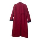 London Fog Vtg 70s/80s USA  Warm Removable Liner Red Trench Coat Jacket 10 M Photo 3