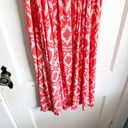 Fresh Produce  Sleeveless Tank Swing Dress Graphic Print Coral Pink Size Large L Photo 10