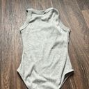 Gooseberry Intimates Gray Bodysuit Size XS Photo 4