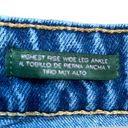 Wild Fable  Jeans Highest Rise Wide Leg Ankle Two Tone Raw Edge Denim Size 16 Photo 7