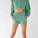 Aritzia TNA Cozy Boyfriend Cropped Sweatshirt Photo 1